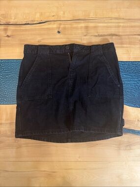 Noisy May Black Mini Skirt with Front Pockets